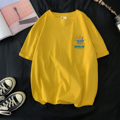 Μεγάλο καλοκαιρινό μπλουζάκι για άντρες με απλικέ