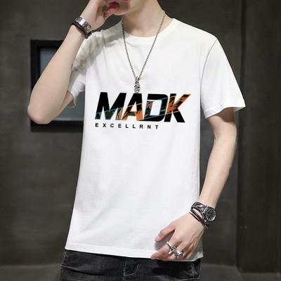 Ανδρικό μπλουζάκι με απλικέ και 3/4 μανίκια