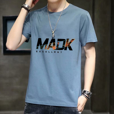 Ανδρικό μπλουζάκι με απλικέ και 3/4 μανίκια