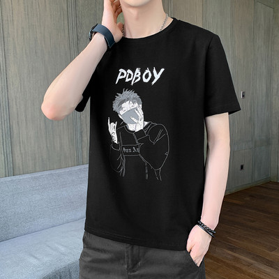 Uue mudeli suvine aplikatsiooniga meeste T-särk