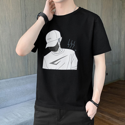 Uue mudeli suvine aplikatsiooniga meeste T-särk