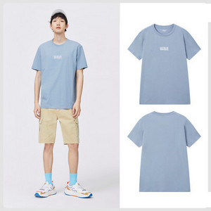 Нов модел мъжка тениска с овално деколте -прав модел