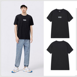 Нов модел мъжка тениска с овално деколте -прав модел