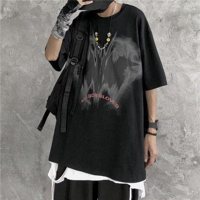 Tricou de vara cu aplicatie pentru barbati