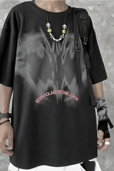 Tricou de vara cu aplicatie pentru barbati