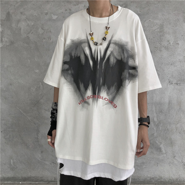 Tricou de vara cu aplicatie pentru barbati