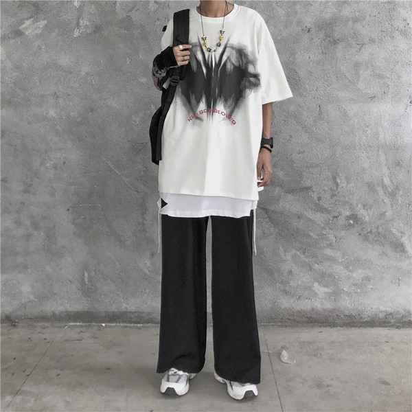 Tricou de vara cu aplicatie pentru barbati