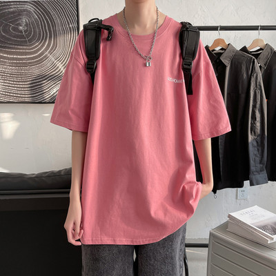 Ανδρικό μπλουζάκι με στρογγυλή λαιμόκοψη - φαρδύ μοντέλο