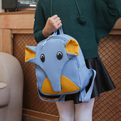 Модерна детска раница с 3D елементи и цип