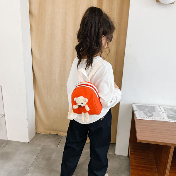 Καλθημερινό παιδικό σακίδιο με κοντή λαβή και φερμουάρ