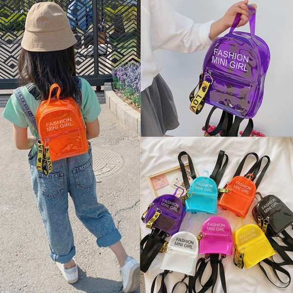 Καθημερινό παιδικό σακίδιο με επιγραφή και κοντή λαβή για κορίτσια