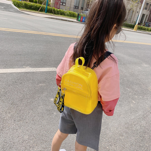 Καθημερινό παιδικό σακίδιο με επιγραφή και κοντή λαβή για κορίτσια