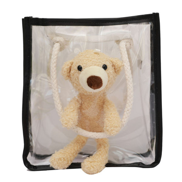 Παιδική διαφανή τσάντα με τρισδιάστατο στοιχείο για κορίτσια