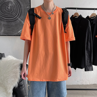 Μπλουζάκι φαρδύ μοντέλο με οβάλ λαιμόκοψη για άντρες