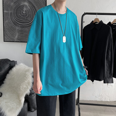 Μπλουζάκι φαρδύ μοντέλο με οβάλ λαιμόκοψη για άντρες