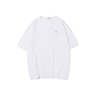 Ανδρικό μπλουζάκι με επιγραφή και οβάλ λαιμόκοψη - σε διάφορα χρώματα