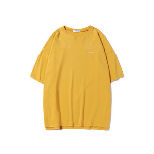 Ανδρικό μπλουζάκι με επιγραφή και οβάλ λαιμόκοψη - σε διάφορα χρώματα