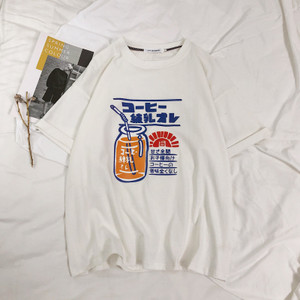 Ежедневна широка тениска с щампа