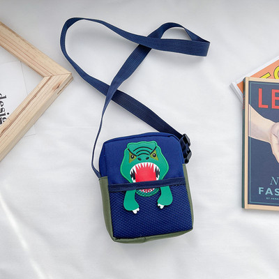 Kaasaegne pika sanga ja aplikatsiooniga laste kandiline kott