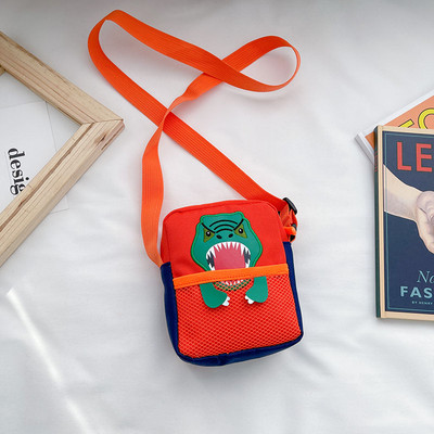 Kaasaegne pika sanga ja aplikatsiooniga laste kandiline kott