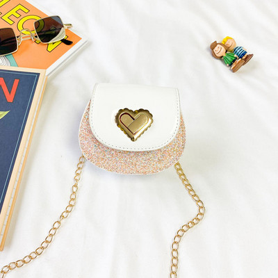 Стилна детска чанта с дълга дръжка за момичета