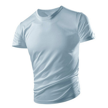 Ανδρικό αθλητικό μπλουζάκι με 3/4 μανίκια