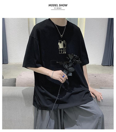 Meeste lai aplikatsiooniga t-särk - mitu mudelit