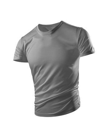 Νέο μοντέλο ανδρικό μπλουζάκι με στρογγυλή λαιμόκοψη και εκτύπωση - ύφασμα που στεγνώνει γρήγορα
