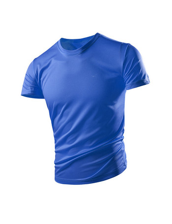 Νέο μοντέλο ανδρικό μπλουζάκι με στρογγυλή λαιμόκοψη και εκτύπωση - ύφασμα που στεγνώνει γρήγορα