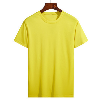 Модерна мъжка тениска с къс ръкав и овално деколте в няколко цвята