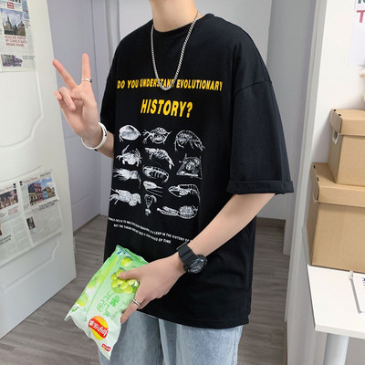 Ανδρικό casual μπλουζάκι με κοντά μανίκια - δύο μοντέλα