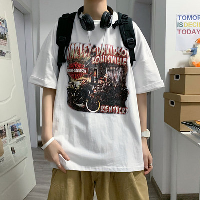 Ανδρικό casual μπλουζάκι με κοντά μανίκια - δύο μοντέλα