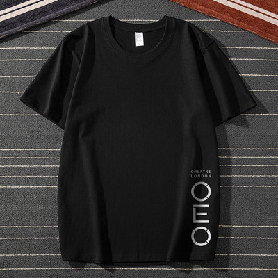 Ανδρικό μπλουζάκι με κοντά μανίκια και επιγραφές