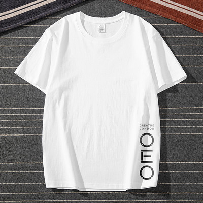 Ανδρικό μπλουζάκι με 3/4 μανίκια και επιγραφές