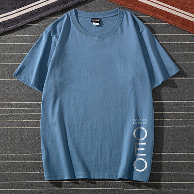 Ανδρικό μπλουζάκι με 3/4 μανίκια και επιγραφές