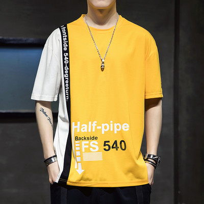 Ανδρικό μπλουζάκι casual με επιγραφή σε διάφορα χρώματα