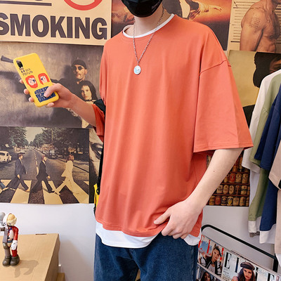 Καλοκαιρινό φαρδύ μπλουζάκι απλό μοντέλο με 3/4 μανίκια