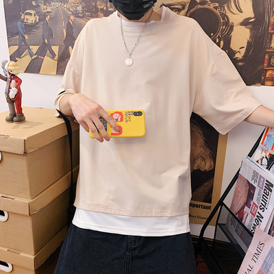 Καλοκαιρινό φαρδύ μπλουζάκι απλό μοντέλο με 3/4 μανίκια