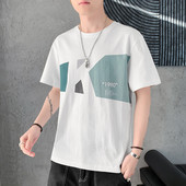 Uue mudeli meeste lai lühikeste varrukatega T-särk mitmes värvitoonis