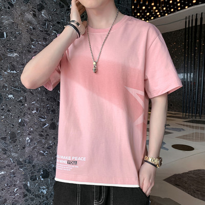 Casual ανδρικό μπλουζάκι με κοντά μανίκια σε διάφορα μοντέλα