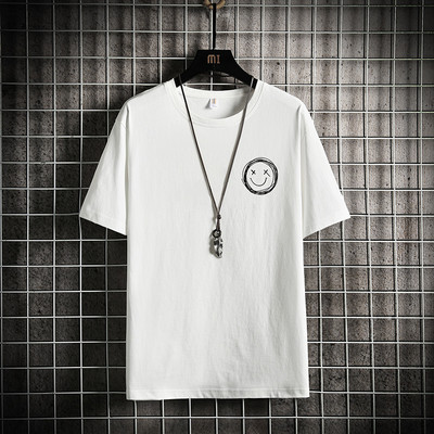 Igapäevaseks kasutamiseks sobiv meeste puuvillane 3/4 varrukatega pluus