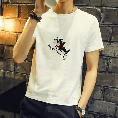 Ανδρικό μπλουζάκι με κοντά μανίκια σε διάφορα μοντέλα