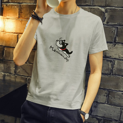 Ανδρικό μπλουζάκι με κοντά μανίκια σε διάφορα μοντέλα