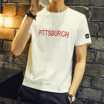 Ανδρικό μπλουζάκι με κοντά μανίκια σε διάφορα μοντέλα