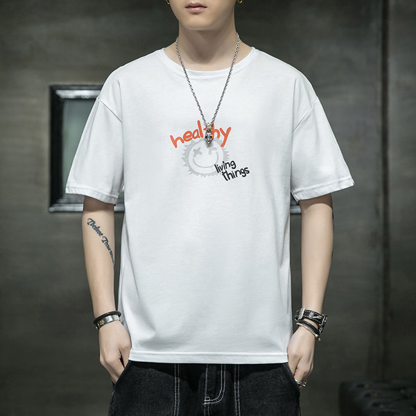 Mitmes värvitoonis vabaaja meeste lühikeste varrukatega T-särk