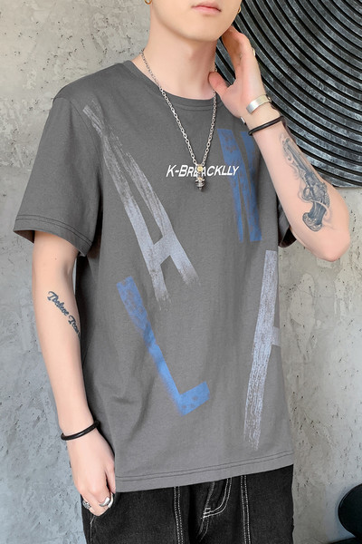 Ανδρικό μπλουζάκι με τύπωμα - σε διάφορα χρώματα