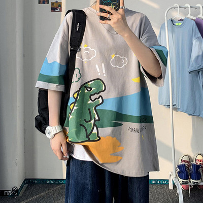 Meeste vabaaja t-särk trükiga