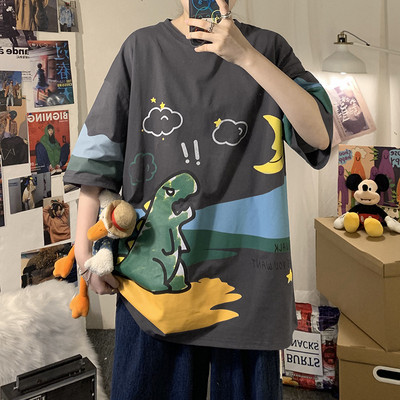 Meeste vabaaja t-särk trükiga