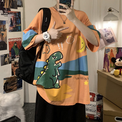 Meeste vabaaja t-särk trükiga