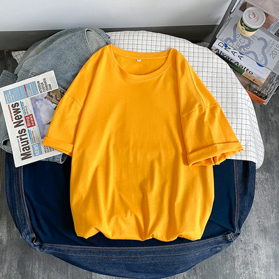 Ανδρικό μπλουζάκι απλό μοντέλο με οβάλ λαιμόκοψη